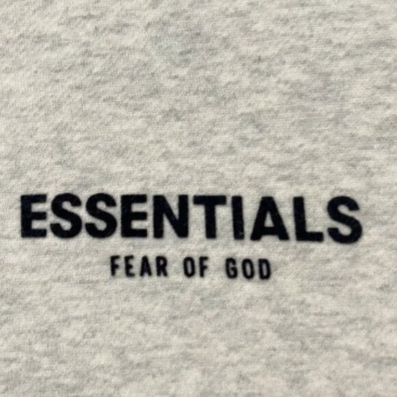 Essentials Gray Hoodie for Men - Picture 3 of 11